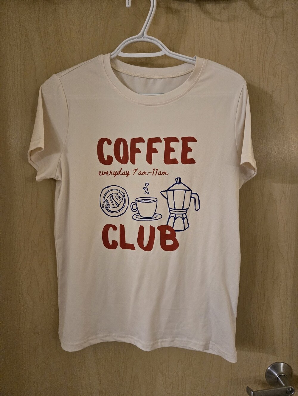 NWOT Coffee Club T-Shirt (S)